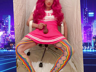 Tiny Gusher Sissy CD SPH Masturbation Cumshot