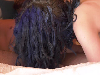 Two Sexy Teen Girls Sharing a Dick in the Morning