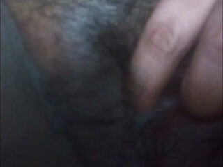 Masturbating alone