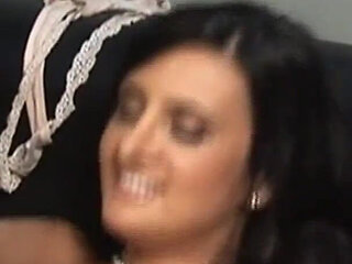 The brunette makes them enjoy without pussy