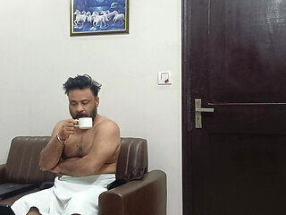 Daddy Coffee And Dance in Towel