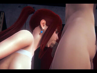 Fairy Tail Hentai - Erza Scarlet Blowjob and Fucked in a Warehouse - Japanese Asian Manga Anime Game Porn