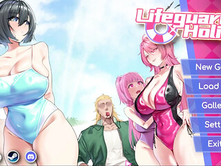 Ep-6! Lifeguard holic gameplay!NTR! THE FINALE! I FUCK THREE HOT GIRLS ON A BOAT!