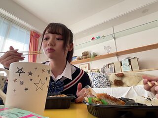 Japanese Beauty Unveils Hidden Desire in Slim Voyeur Peek