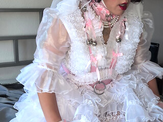 Sissy Bride Riding Her Doll