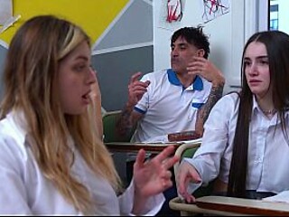 Teacher's Pet gets his professor's cock