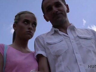 Hunt4k. outstanding blond dollface gives mouth, snatch, and asshole
