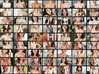 Hottest Cowgirl Sex Compilation - Lesbian Stars Emma Butt & Liza Del Sierra Fuck & Ride