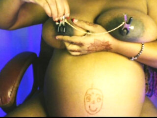 Naked pregnant sucking nipple nipple clumsy.