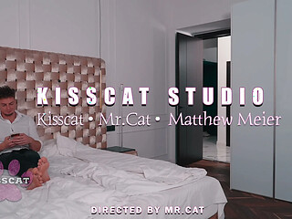 Hunky roommate and stepdad engage in steamy FMM with hot MILF