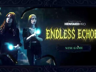Vampire girl enslaves blonde teenagers in lesbian threesome