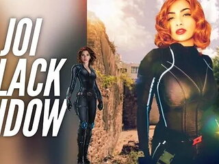 Black Widow Jerk off Instruction Joi - Punheta Guiada Cosplay