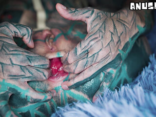 Inked Skinny Teens Minxs Latex Gape and Prolapse Masturbation, and Orgasm