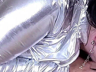 Selena Sky Stars in Silver Disco Creampie