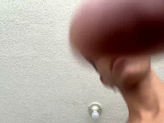 Taking out the milk of a straight young man and shame in the kitchen of his house