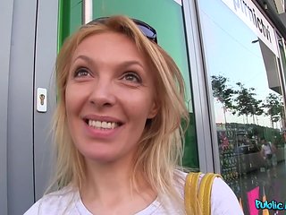 Amoral Russian Cougar Fucks Strangers On The Street