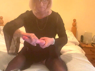 Playing with new toy