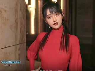 Nerdy girl loves some anime hentai action with Chinese models