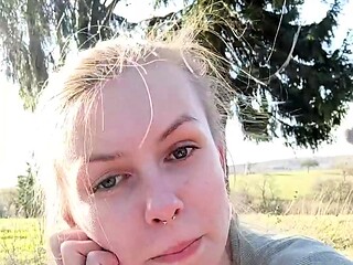 Amateur blonde teen casi james outdoor hardcore pounding