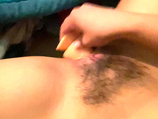 Teen Brown Sugar Dildo Masturbation