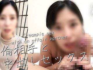 Affair Creampie Sex. Making up with a jealous mistress by creampieing her(#372)