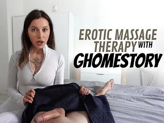 Erotic Massage and Sex in all Holes with Ghomestory