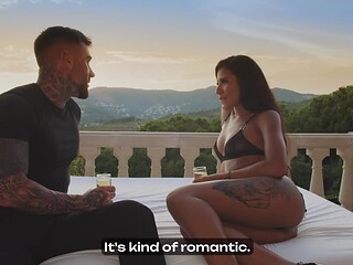 Andrea Retali enjoys a horny hookup with the stunning backdrop of a