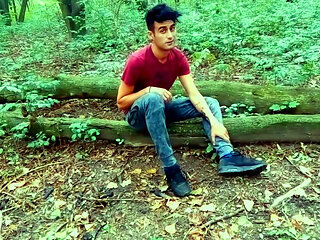 Twink Is Pissing and Cumming on His Dirty Used Sneakers 1