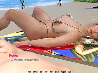 Perfect Housewife #36 Strangers Make Hot Wife Cums Hard On A Beach