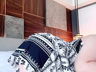 Young aunty smooth body seductive pose