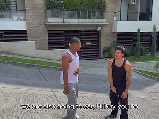 It'_s true, you'_ve got a huge BBC! I'_m fucking my gym buddy'_s MILF stepmom in the kitchen of her house!