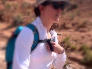 Flashing Tits in Wild Kyrgyzstan Mountains - Bold, Topless, and Raw Adventure