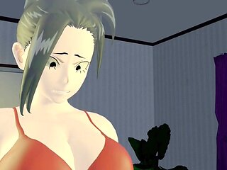 Mha, futa hentai, momo yaoyorozu