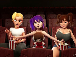 Two futa ari fucking girl