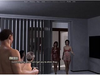 A Life Worth Living - Gameplay - Roleplay - Foursome Sex with Friends at End of Party