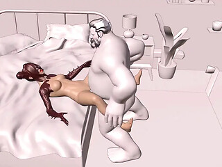 Gorgeous 3D adult sex animation models detailed character art