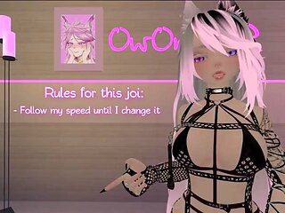 Cum for me JOI in VRchat lustful Moaning, Nudity, Edging