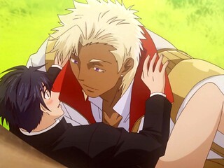 Power top prince fills up shy boys anime hole with creamy finish  Dubbed Gay Anime