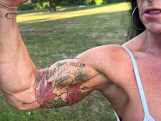 Muscle MILFs Cum Command JOI