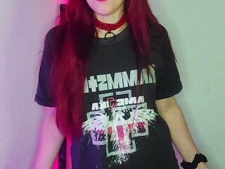 Shyyfxx Crazy Night with a Very Gauchita Metalhead Redhead! Part 1