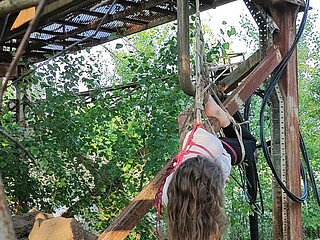 Shibari Princess Goes Outside