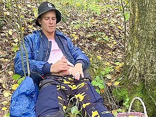 A Stranger Caught A Twink Jerking Off In The Woods And Couldnt Get Past His Ass - 377