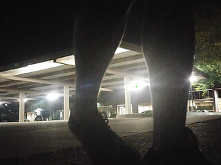 Risky Public Sex in an Empty Parking Lot