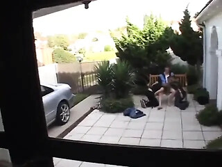 Big ass mature takes back hard cock from young bitches and blows it nicely