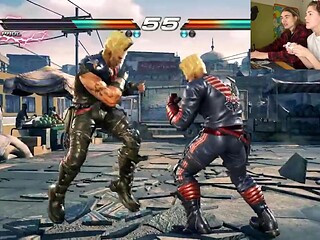 Petite Russian gamer girl wins sexy contest during PC gameplay