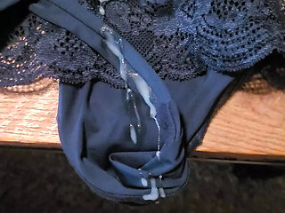 Wank in friends wifes panties.