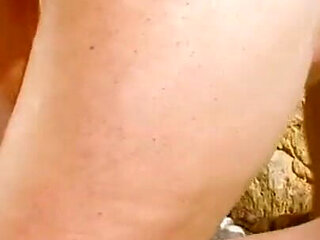 Blonde big ass chick is picked up on the beach and fucked in the ass
