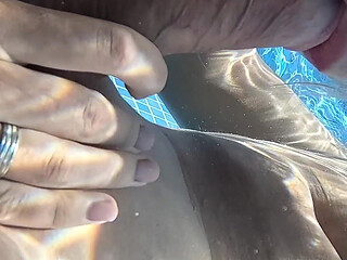 First Underwater Sex with Step Sister in Pool