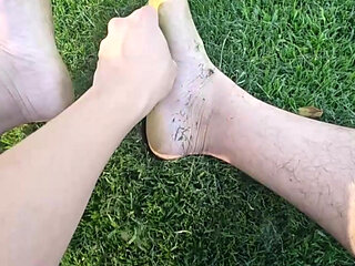Touching Grass: Barefoot Grounding at the Park
