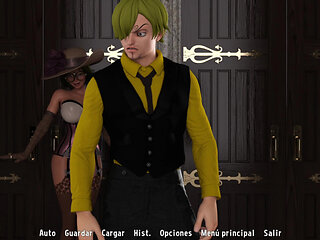 Sanji Fantasy Toon Adventure - Traveling to Another Dimension with a Hot Boss and the Beautiful Raven Appears